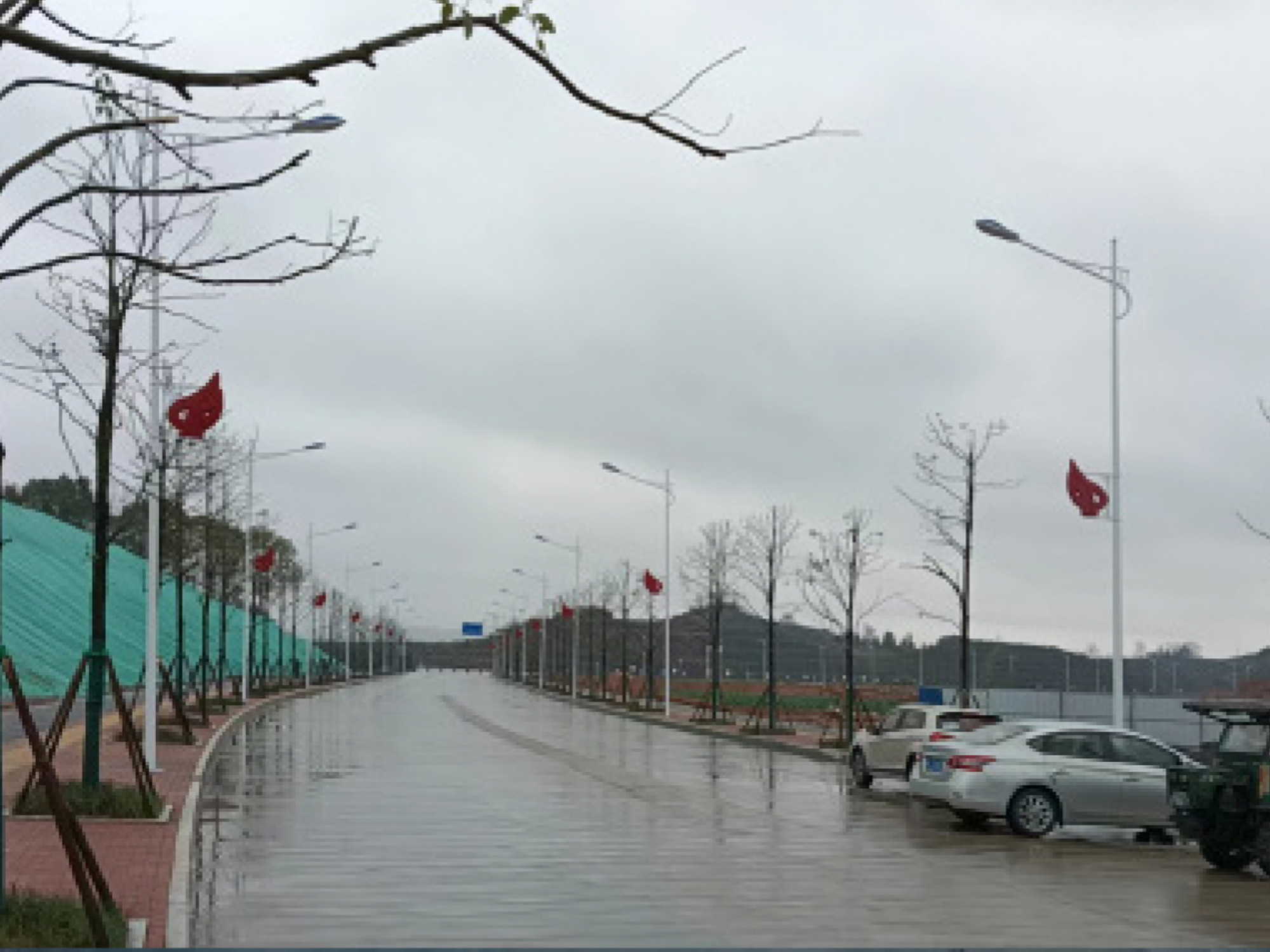 洪江市经开区路灯项目