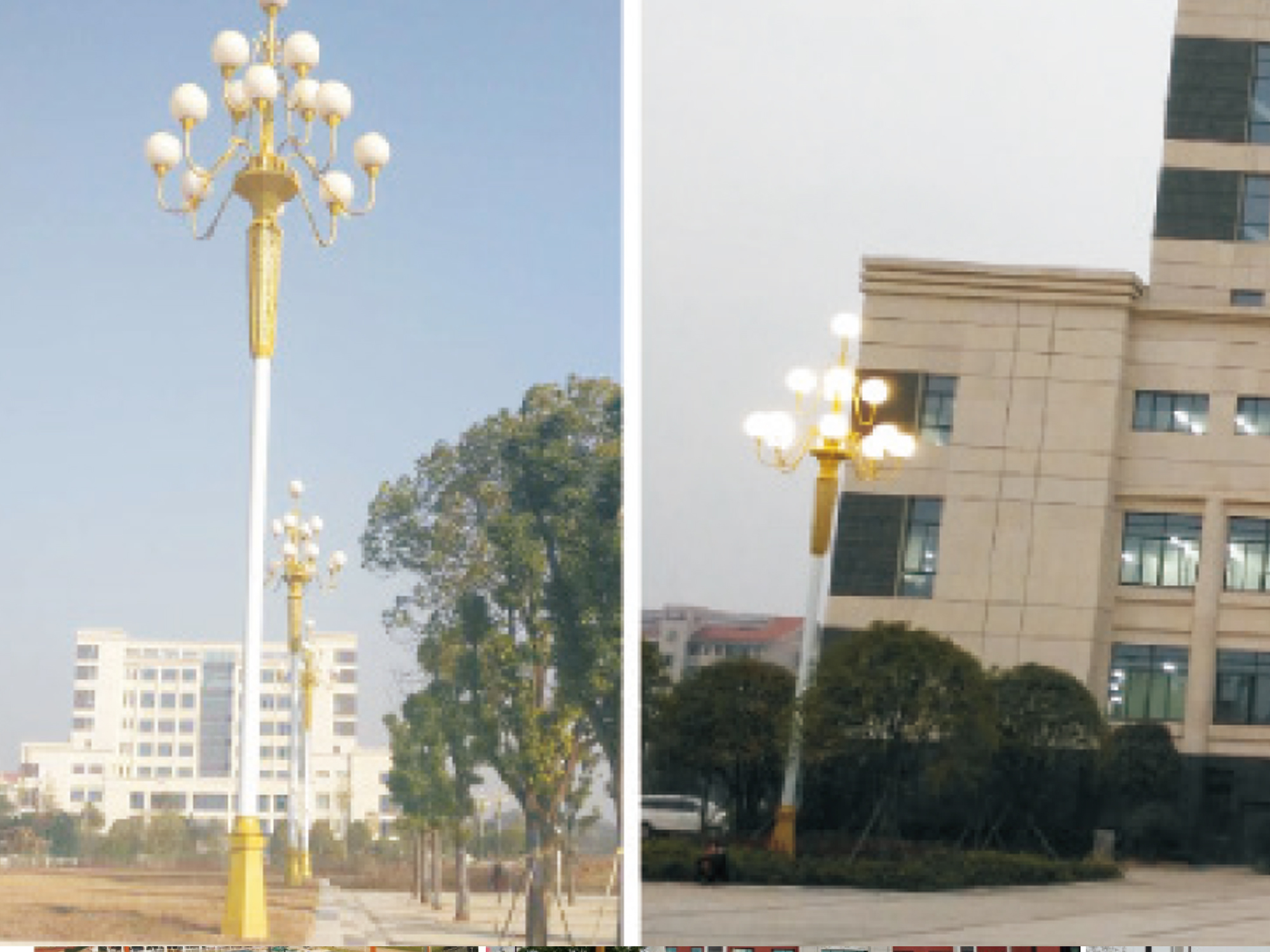 长沙师范学院路灯、庭院灯照明工程.jpg